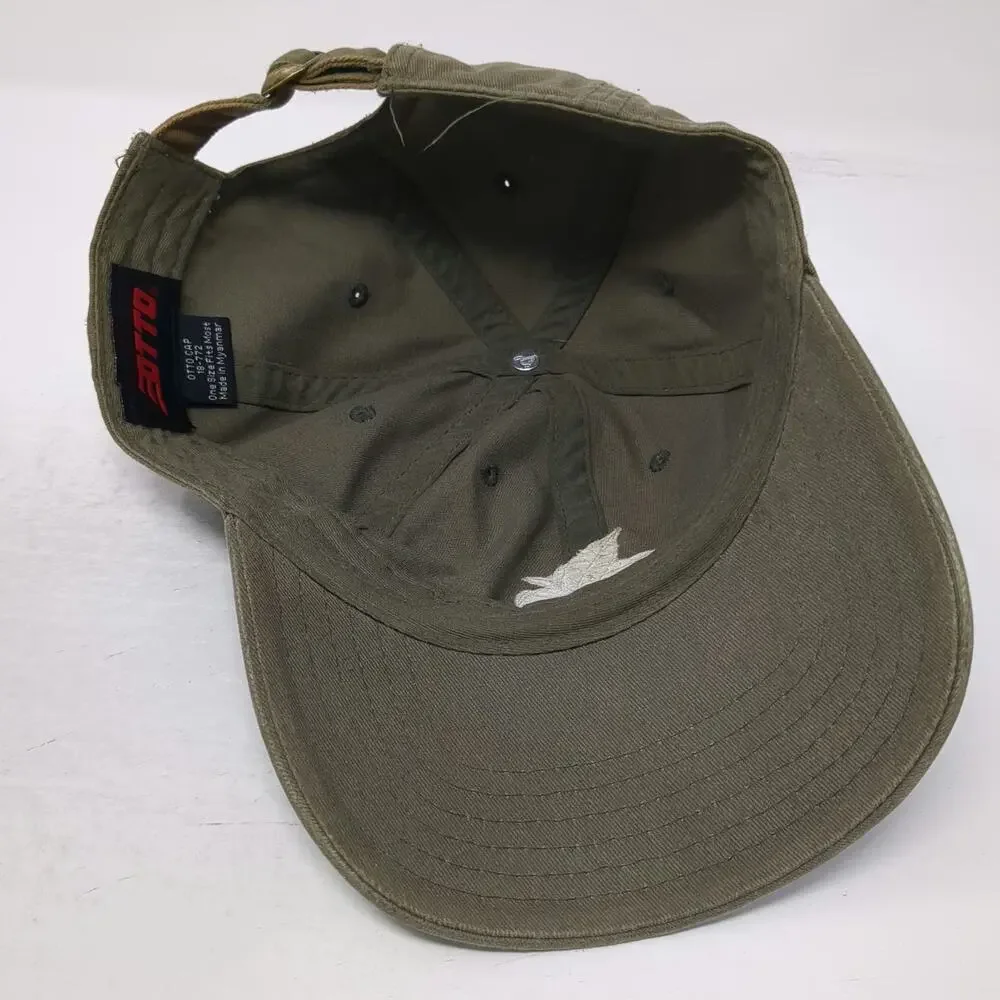 OTTO Baseball Cap Green One Size Coffee Bean Tea Leaf Cotton Slideback Logo hat